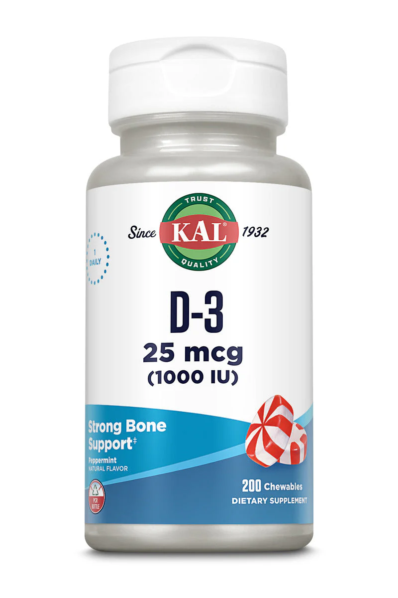 D-3 25 mcg (1000 IU) Chewables - Image 2
