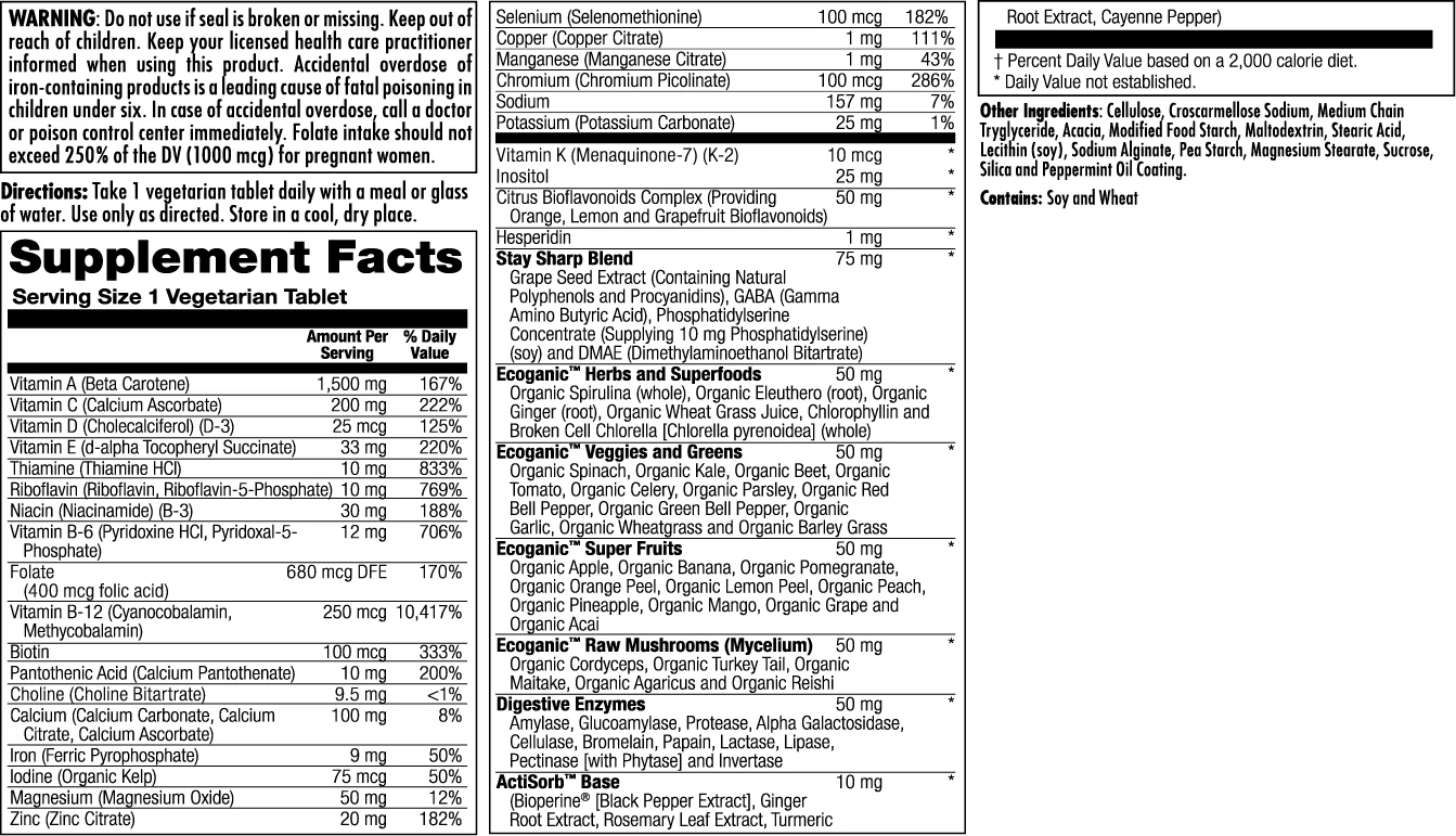 Enhanced Energy® TEEN Multivitamin VegCaps - Image 4