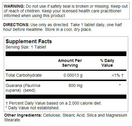 Guarana Tablets 800 mg - Image 2