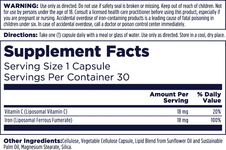 Liposomal Iron + C - Image 2