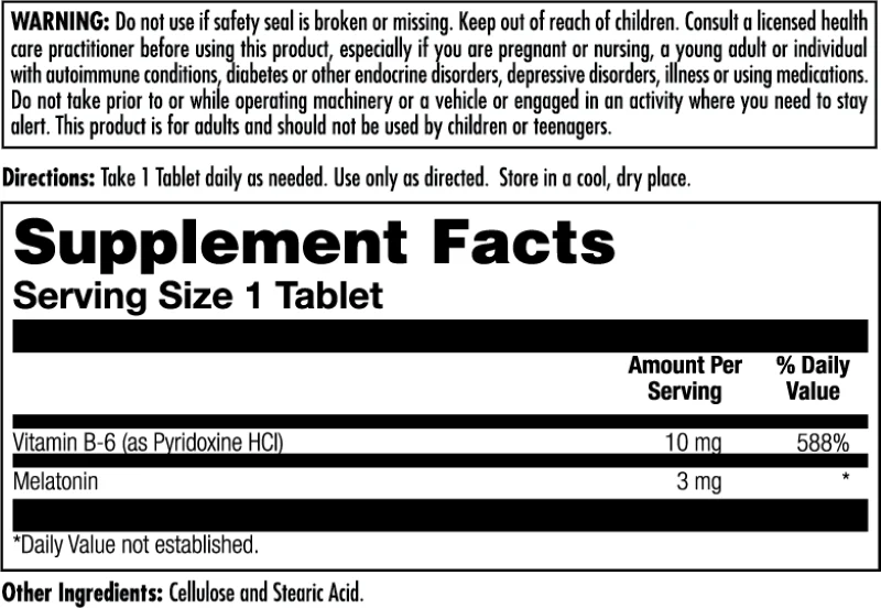Melatonin Tablets 3 mg - Image 3