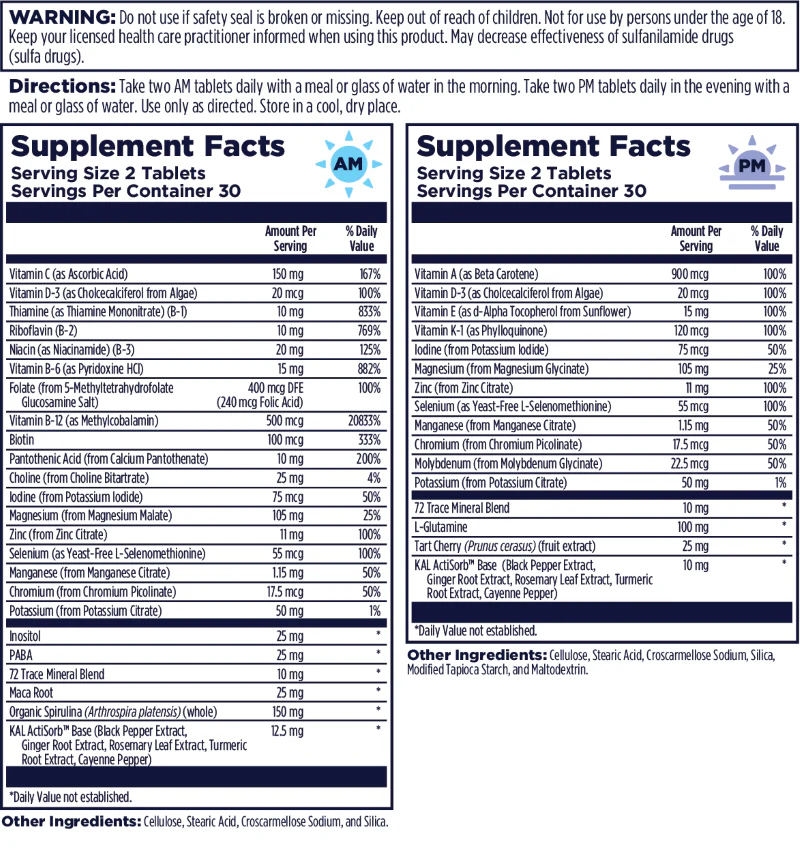 Multivitamin AM/PM Men's Tablets - Image 4