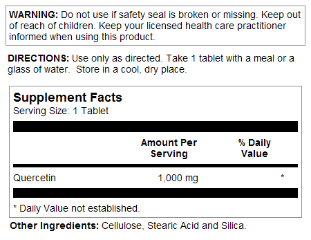 Quercetin Tablets 1000 mg - Image 2