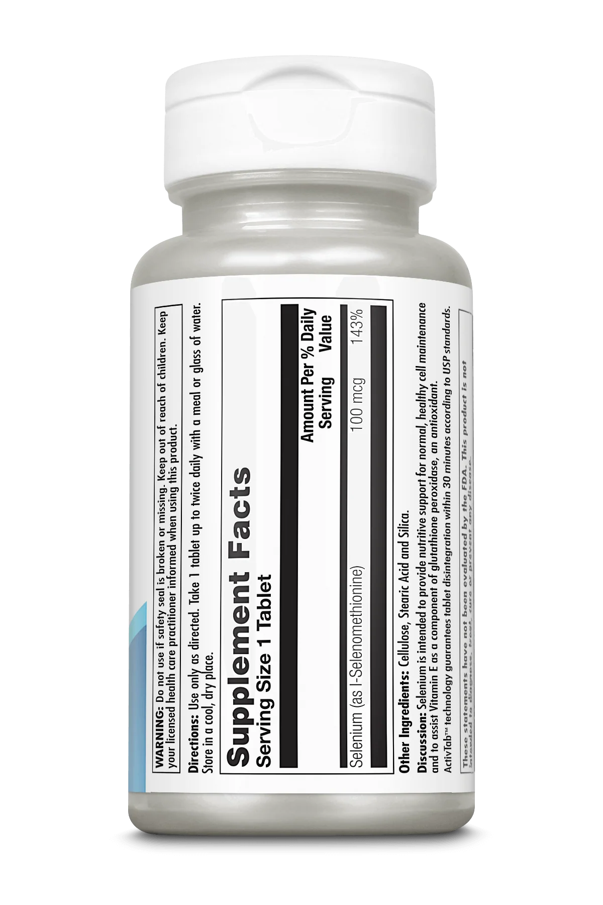 Selenium Yeast Free Tablets 100 mcg - Image 2