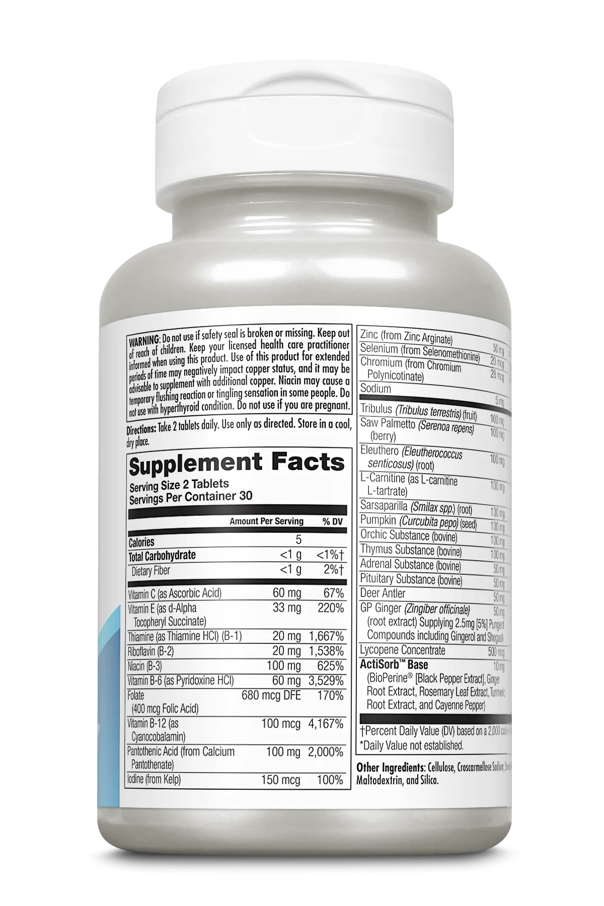 Virility for Men™ Clinical Lifesyles™ Tablets - Image 2