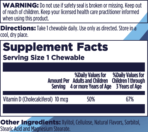 Vitamin D-Rex™ Kids Chewable - Image 4